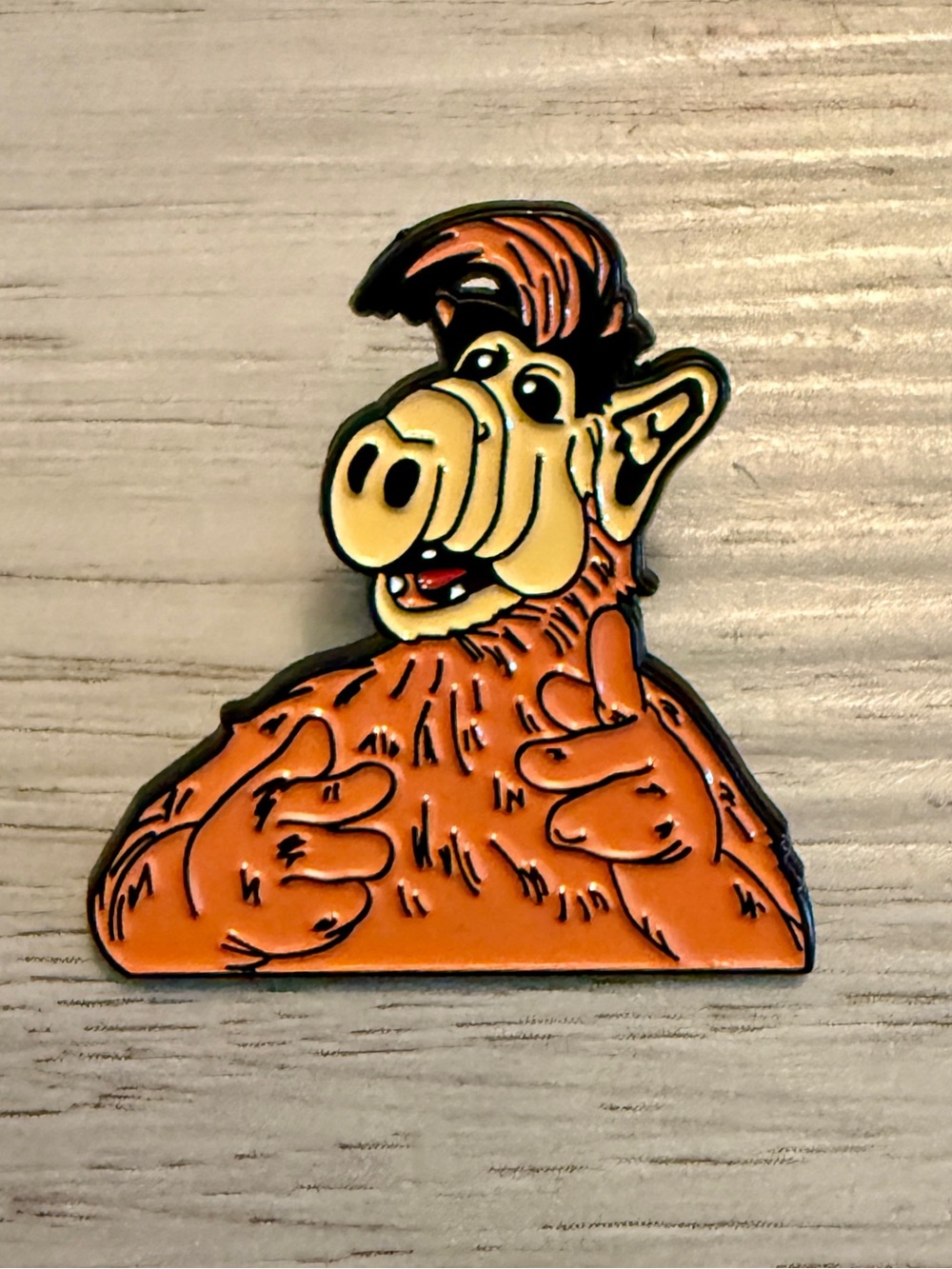 Brand New Alf 1980's Funny Retro TV Alien Sitcom Enamel Pin Nostalgia Kidcore